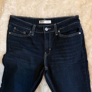 Signature by Levi Strauss Women's Dark Blue Skinny Jeans